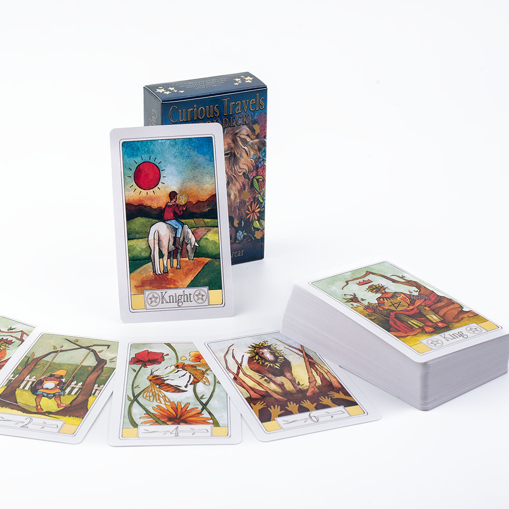 Tarot Deck With Guidebook - Meraklı Seyahatlar Tarot 10.3*6 cm Büyüleyici