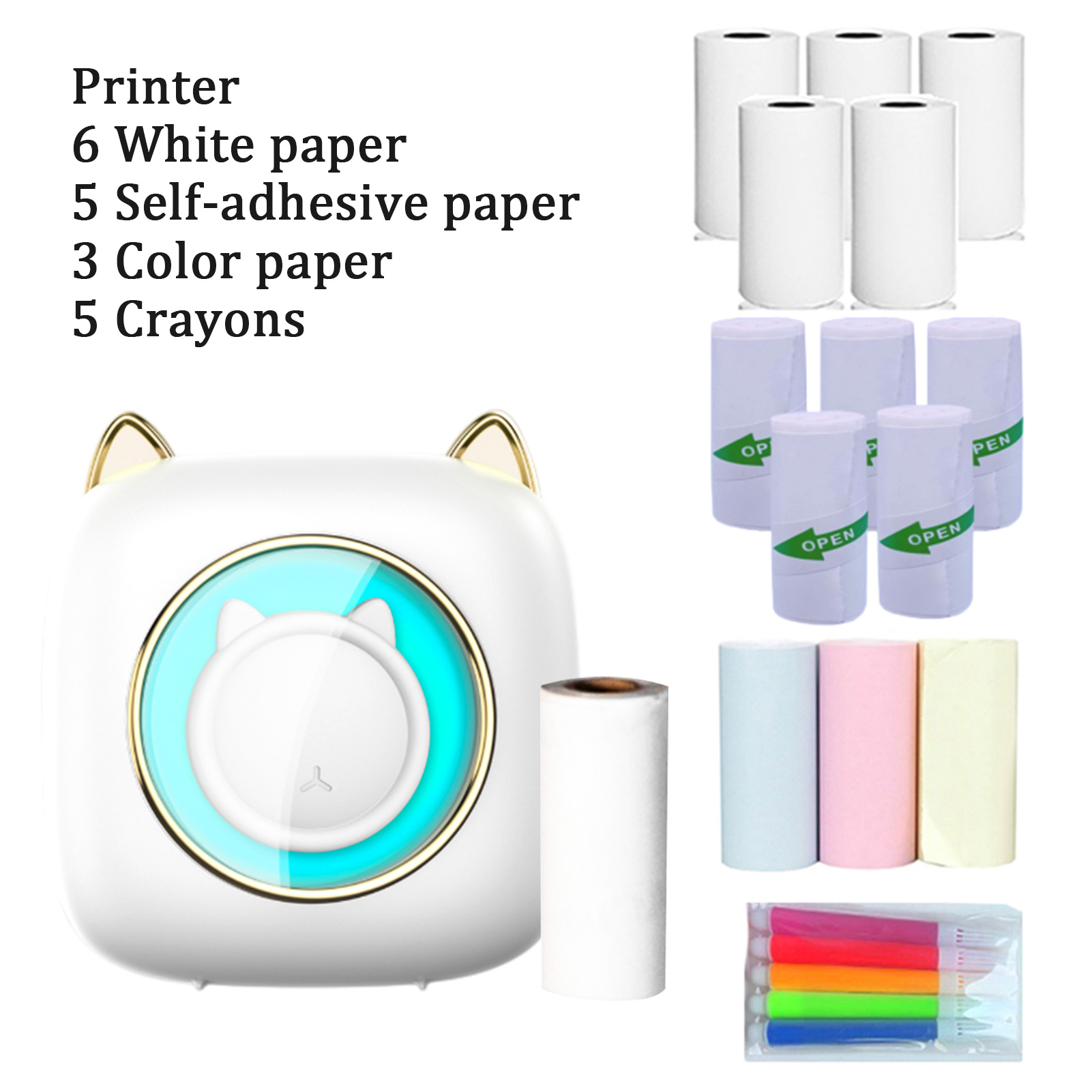 【Yeni】C23 Taşınabilir Termal Y - Mini Pocket Thermal Printer Paper Roll incelemesi ve fiyatı