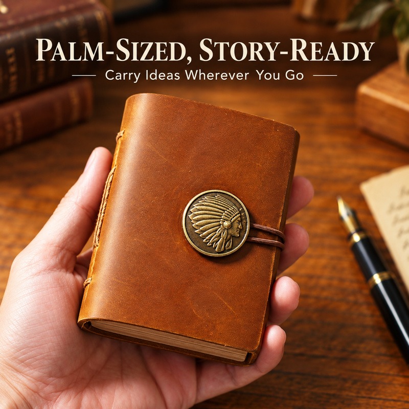Mini El Yapımı Deri Seyahat De - Vintage Leather Journal Notebook incelemesi ve fiyatı