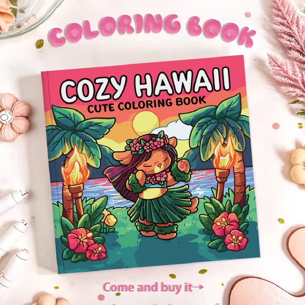 Rahat Nawaii Sevimli Yetişkin  - Adult Coloring Book Stress Relief incelemesi ve fiyatı