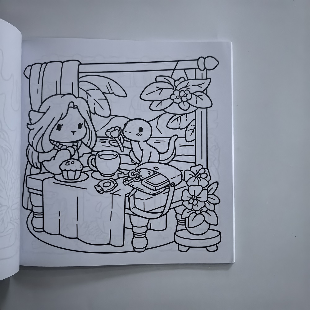 Rahat Nawaii Sevimli Yetişkin  - Adult Coloring Book Stress Relief incelemesi ve fiyatı