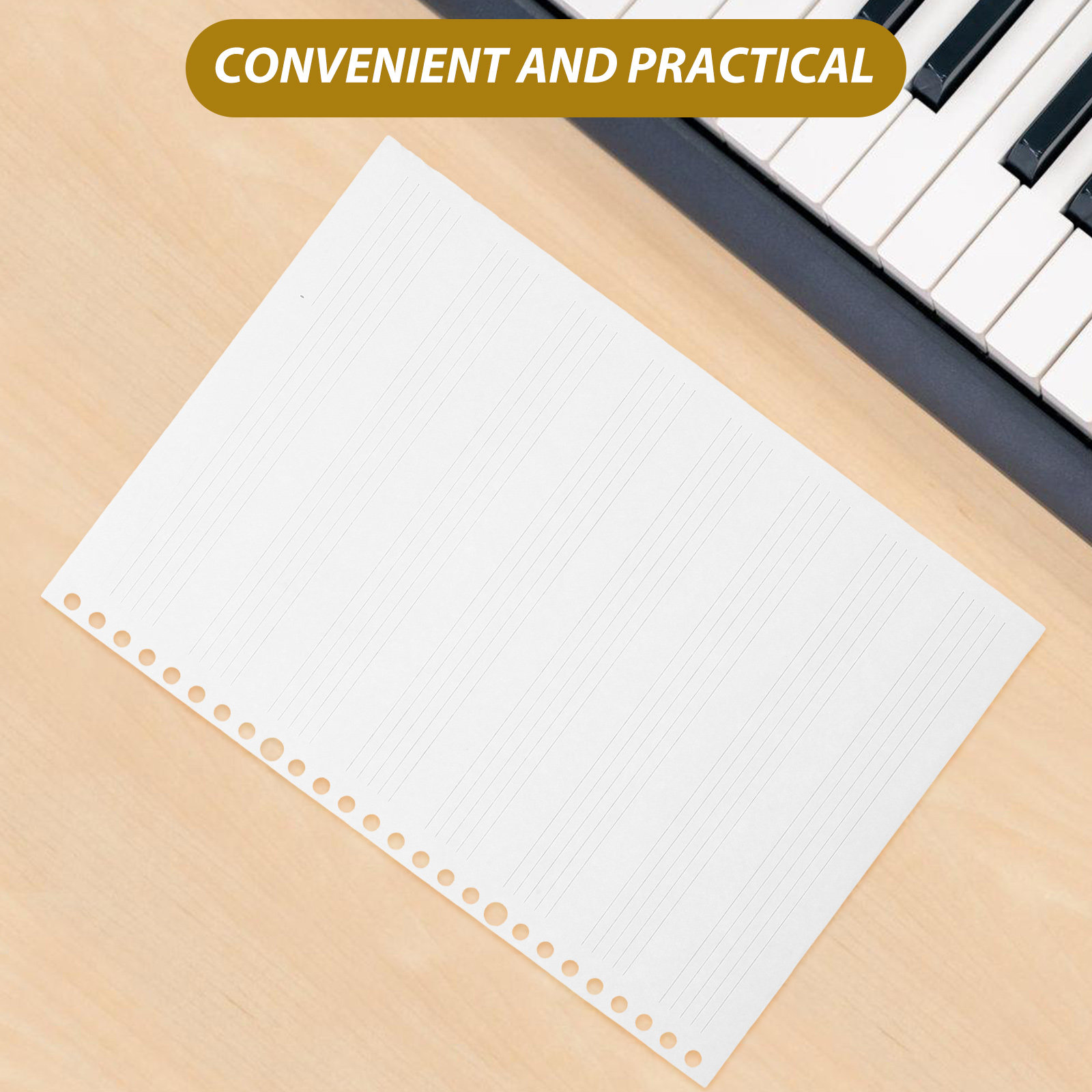 2 Kitaplık, Boş Not Defteri Ye - Blank Sheet Music Notebook incelemesi ve fiyatı