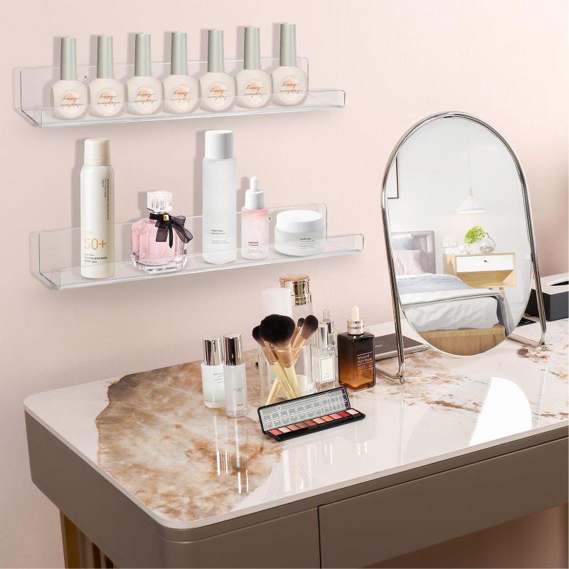 1-5 Adet 30cm Duvara Monte Akr - Clear Acrylic Book Stand Holder incelemesi ve fiyatı