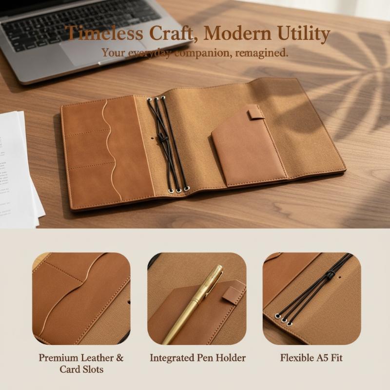 Yeniden Doldurulabilir Crazy H - Vintage Leather Journal Notebook incelemesi ve fiyatı