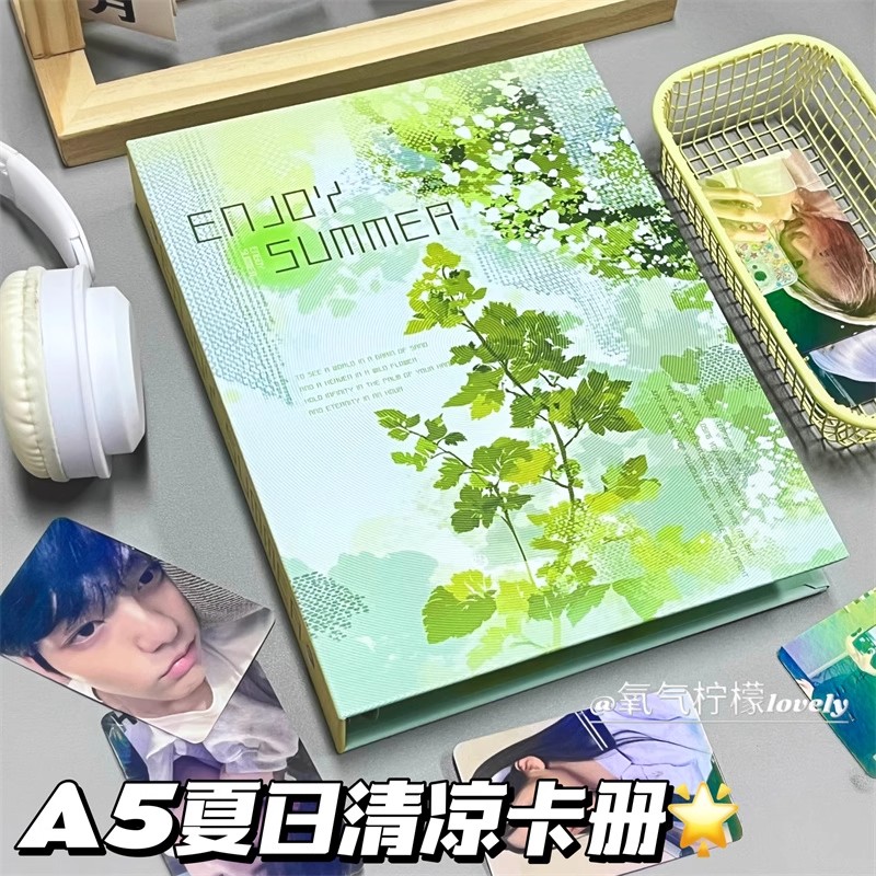 Yaz Taze Yeşil A5 Fotoğraf Kar - Kpop Photo Card Binder 3 Inch incelemesi ve fiyatı