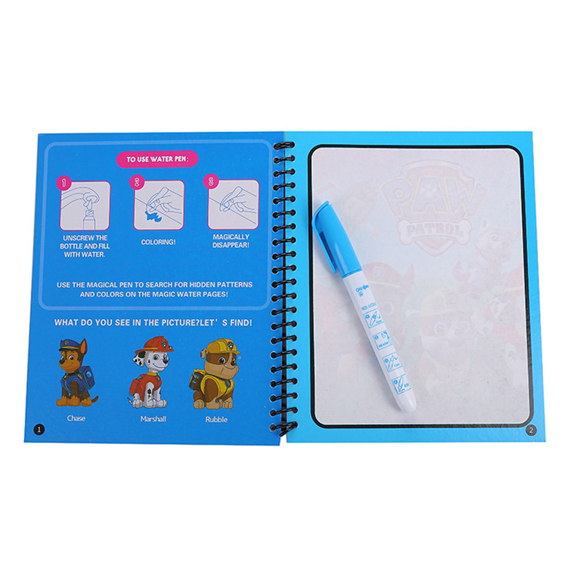 Paw Patrol Yeniden Kullanılabi - Reusable Water Magic Coloring Book incelemesi ve fiyatı